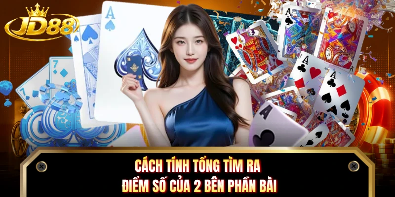 Cách tính tổng tìm ra điểm số của 2 bên phần bài 